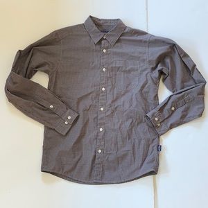 Patagonia Organic Cotton micro check button down shirt men’s S
